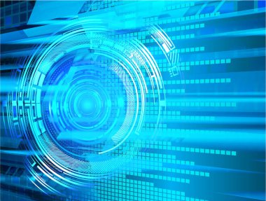 ikili kod ve mavi ile soyut arkaplan