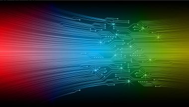 Devre kartlı soyut teknoloji arkaplanı