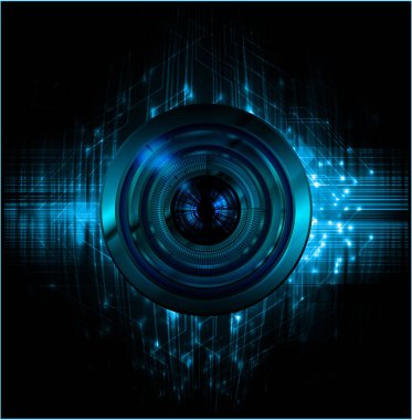 Sanal gerçeklik kulaklığıyla soyut arkaplan