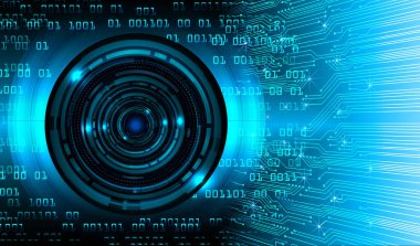 ikili kod arka planına sahip dijital teknoloji kavramı