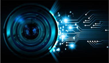 Sanal gerçeklik gözlüklü soyut teknoloji arka planı