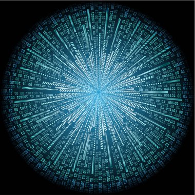 ikili kodlu soyut arkaplan