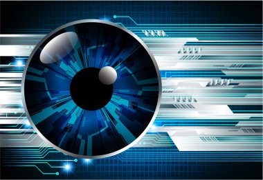 Fütürist teknolojiye sahip soyut arkaplan