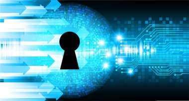 Fütürist teknolojiye sahip soyut bir arkaplan