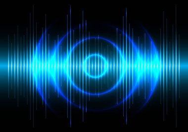 soyut ses dalgası vektör arkaplanı