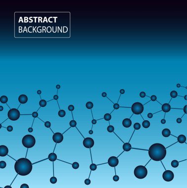 DNA molekül yapısı arka planı. vektör illüstrasyonu