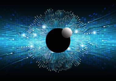 Fütürist teknolojiye sahip soyut bir arkaplan