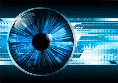 Fütürist teknolojik elementlere sahip soyut teknoloji arka planı