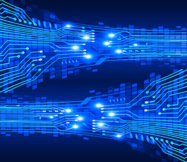 Devre kartlı soyut teknoloji arkaplanı