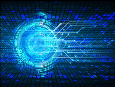 Fütürist teknolojiye sahip soyut arkaplan