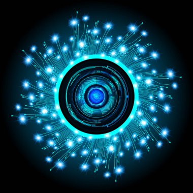 Yeni yıl için bir arkaplan vektör illüstrasyonu