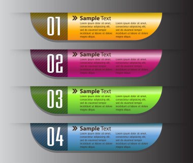İş veya iş akışı düzeniniz için vektör tasarım şablonu