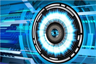 Geleceğin gözüyle soyut arkaplan