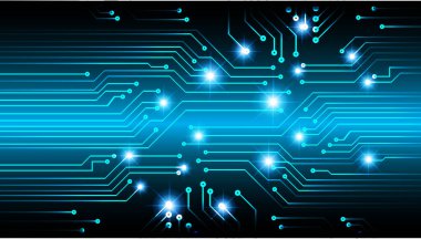 Devre kartı, vektör illüstrasyonu