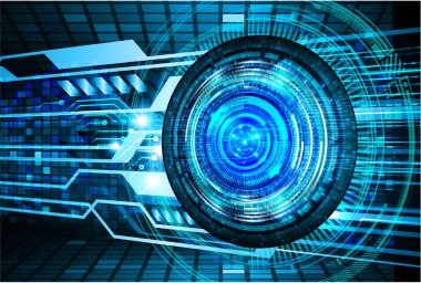 Çeşitli teknolojik elementlere sahip soyut teknoloji arka planı