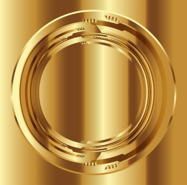 Altın kurdeleli altın arkaplan