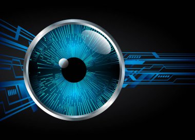 Fütürist teknoloji arka planının vektör dijital illüstrasyonu