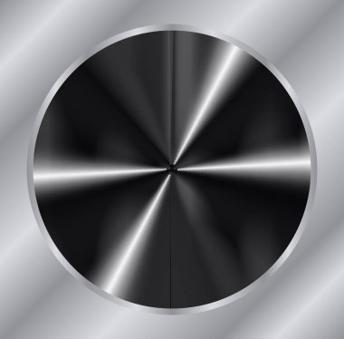 Fırçalanmış krom desenli metalik arkaplan