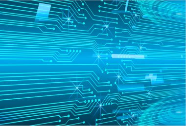 Devre kartı geçmişi. vektör illüstrasyonu.