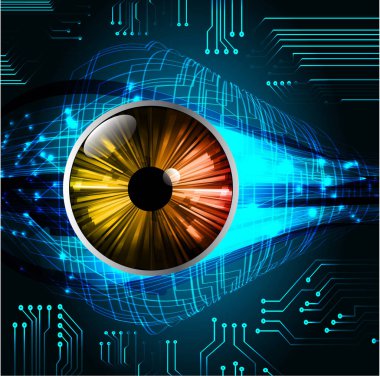 Bilgisayar teknolojisiyle soyut arkaplan