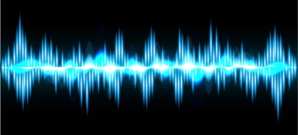 Векторна Ілюстрація Звукових Хвиль — стоковий вектор