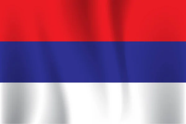 Realistische Vlag Van Oostenrijk Vectorillustratie — Stockvector