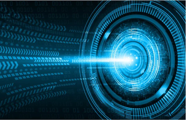 Abstracte Technologie Achtergrond Met Binaire Code — Stockvector