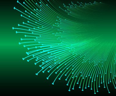 Çizgiler ve noktalarla soyut bir arkaplan. vektör illüstrasyonu.