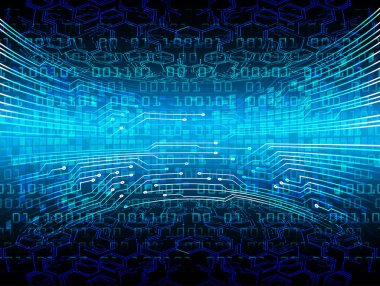 ikili kodlu soyut teknoloji arkaplanı