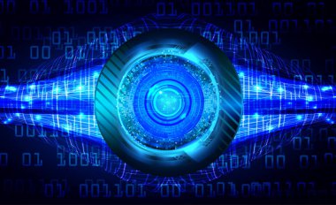 Dijital çizgileri olan soyut teknoloji arkaplanı