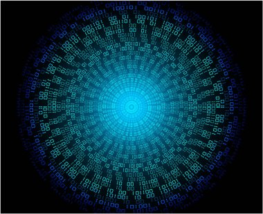 ikili kodlu soyut arkaplan