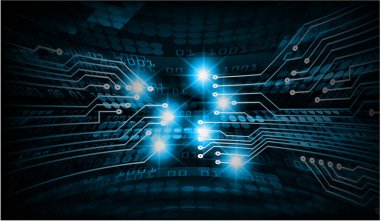 Devre kartlı soyut teknoloji arkaplanı