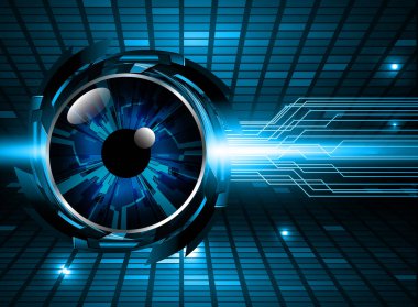 Fütürist teknolojiye sahip soyut arkaplan