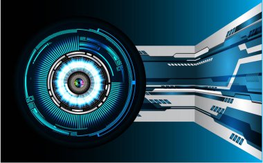 İkili kodlu fütüristik teknoloji arka planı