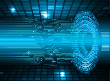 Devre kartlı soyut teknoloji arkaplanı