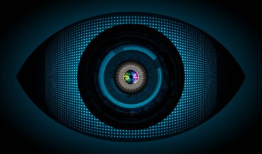 Çeşitli teknolojik elementlere sahip soyut teknoloji arka planı