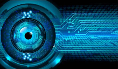 Sanal ekranlı soyut teknoloji arkaplanı