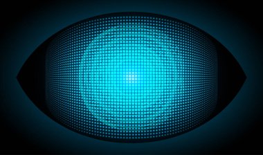 Parlak küreyle soyut arkaplan