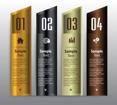 vektör 3d kağıt tasarım şablonu