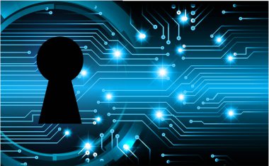 Devre kartı ile soyut arkaplan