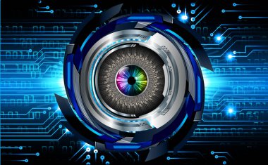 Fütürist teknoloji arka planının dijital illüstrasyonu