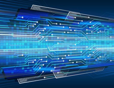 Teknoloji geçmişi olan devre kartı