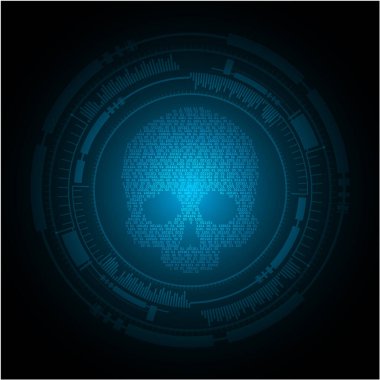 Soyut geometrik şekilli fütüristik teknoloji arka planı