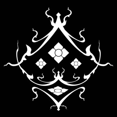 Dövme tasarımının vektör çizimi