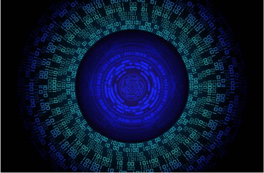 ikili kod arkaplanı. vektör illüstrasyonu