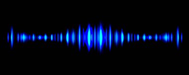 ses dalgalarının vektör çizimi