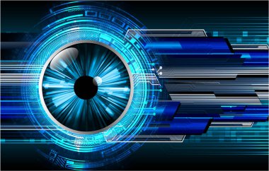 Fütürist teknolojiye sahip soyut arkaplan