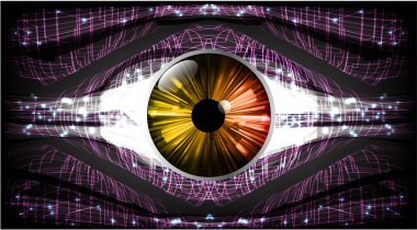 Bilgisayar ile soyut arkaplan