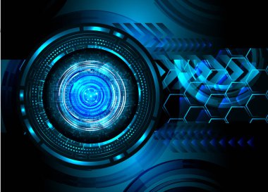 Fütürist elementlere sahip soyut teknoloji arkaplanı