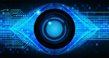 İkili kodlu parlayan mavi arabanın dijital bileşimi